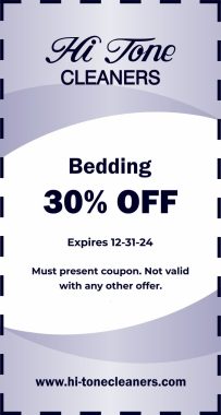 Hi-Tone Coupon graphic - Bedding 30% Off