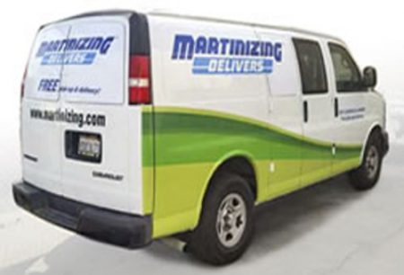 Martinizing Dry Cleaning delivery van